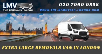 Extra Large Removals Van with a Driver in Queensway W2