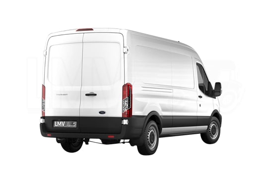 Hire Large Van and Man in  - Back View