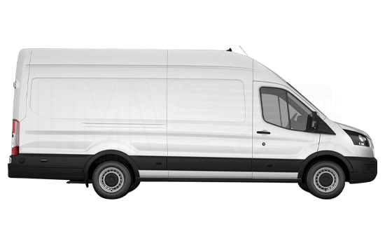 Hire Extra Large Van and Man in  - Side View
